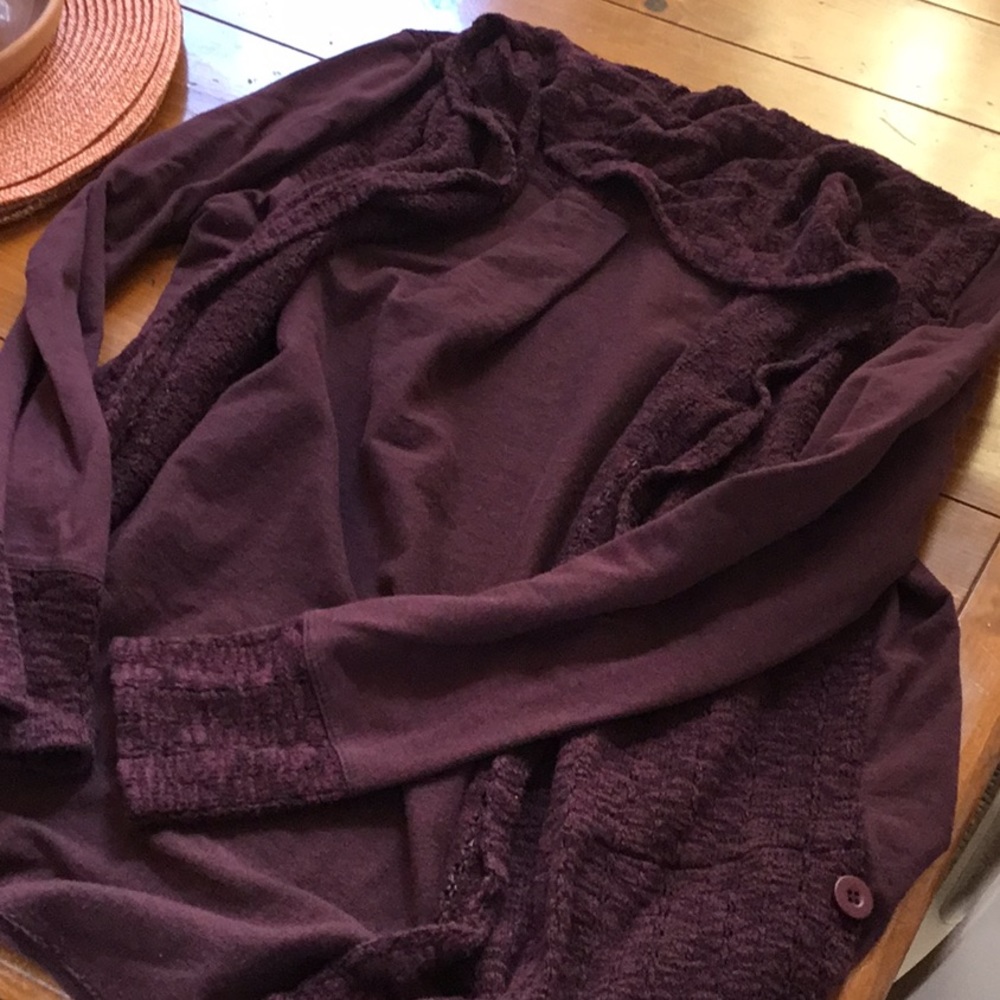 Anthropologie Saturday Sunday Athens Open Front Knit Cardigan